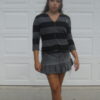 insaneclothing "faded" shortened skirt