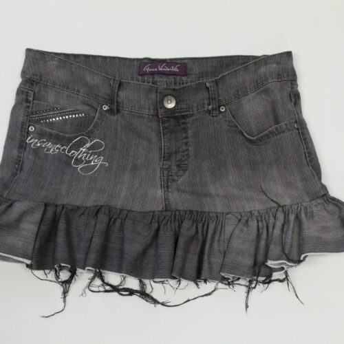 insaneclothing "faded" shortened skirt