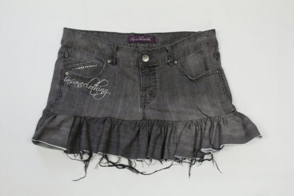 insaneclothing "faded" shortened skirt