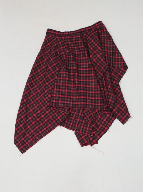 IMG_1355 Asymmetrical Tartan Twin skirt