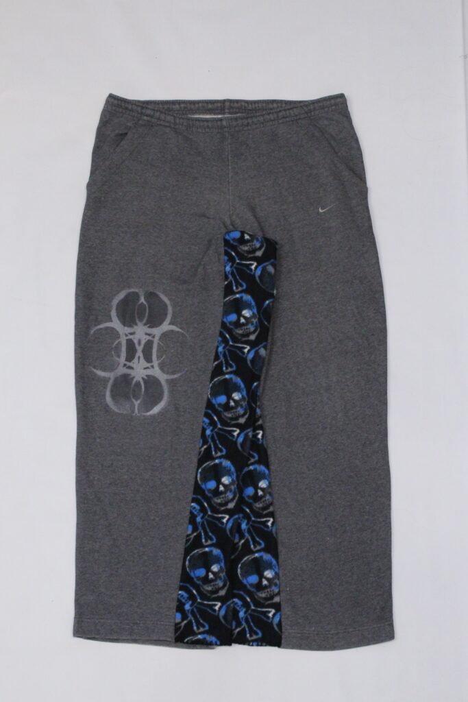 in8ctive skull wide leg sweatpants