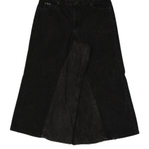 inactive "black obsidian" wide leg jeans