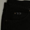inactive "black obsidian" wide leg jeans