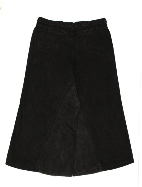 inactive "black obsidian" wide leg jeans