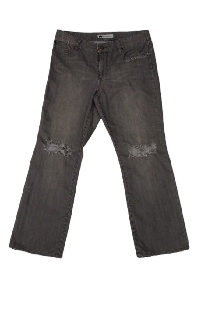 Do Or Die distressed denim