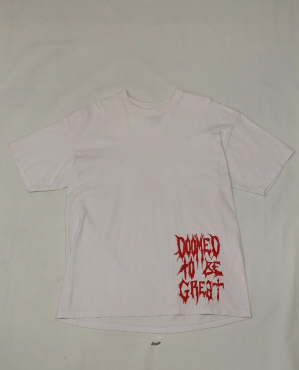 DOOMEDTOBEGREAT SK8 XXL SHIRT