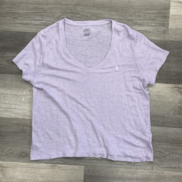 thin purple polo