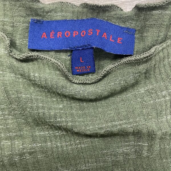 aeropostale ruffle longsleeve