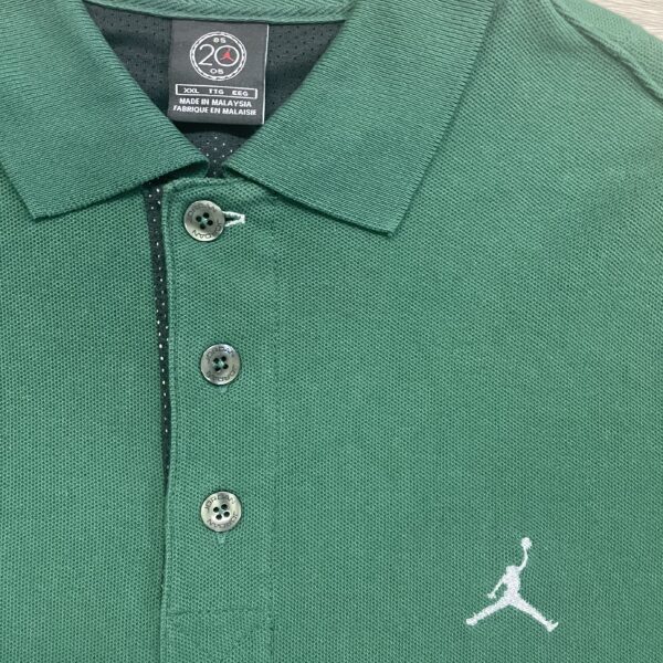 jordan green collar tee