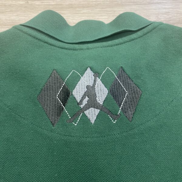 jordan green collar tee