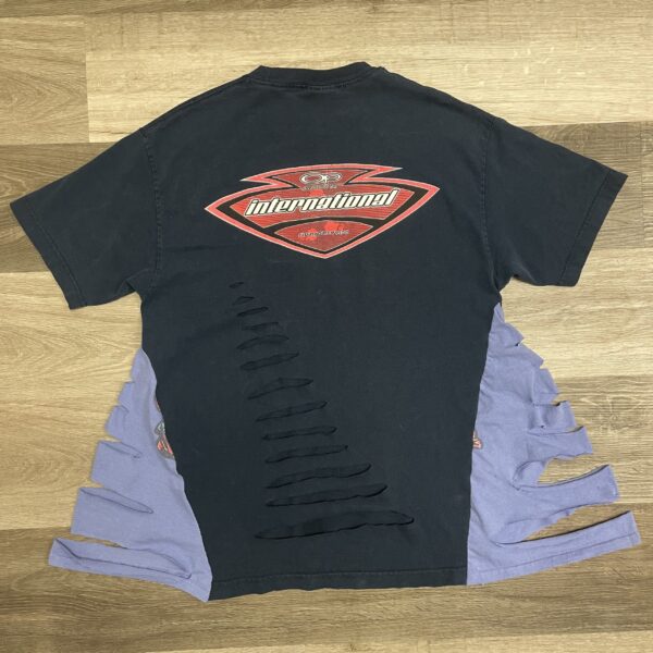 cut up thrown up tee