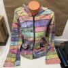 rainbow ripple hoodie