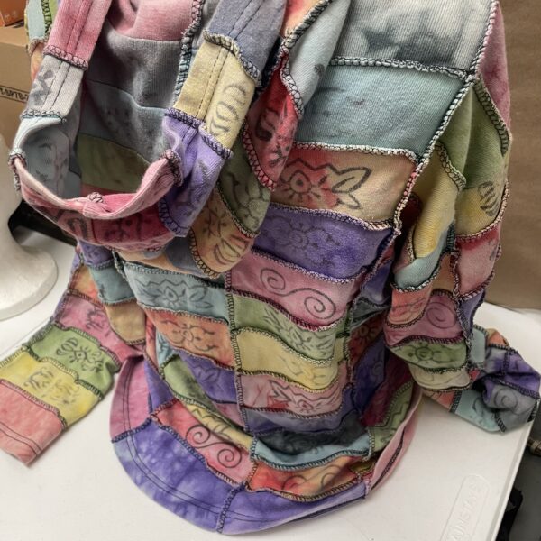 rainbow ripple hoodie