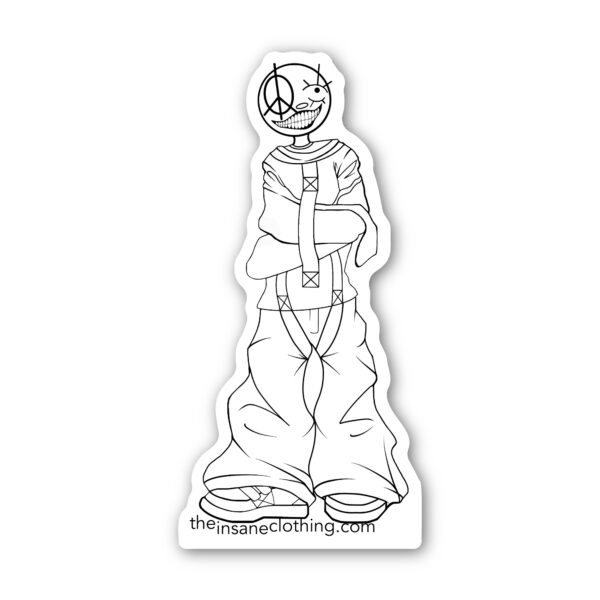 i is insane sticker