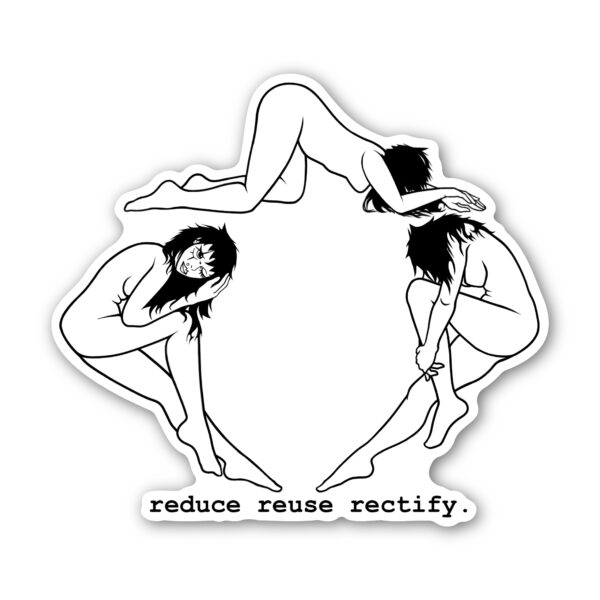 SB-759843-42-629 NEW* reduce reuse rectify. sticker