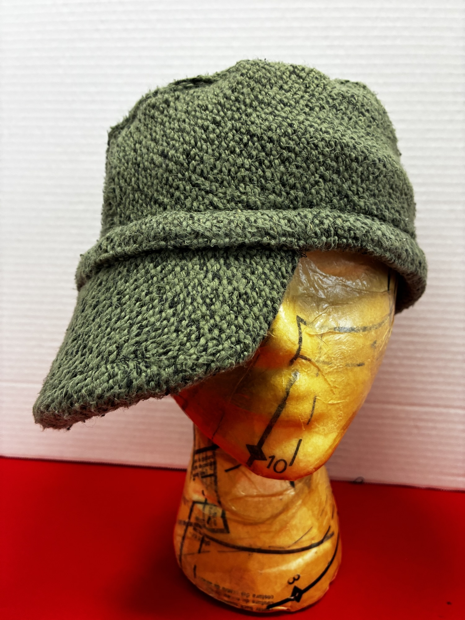 hunters' hat spirals sideways