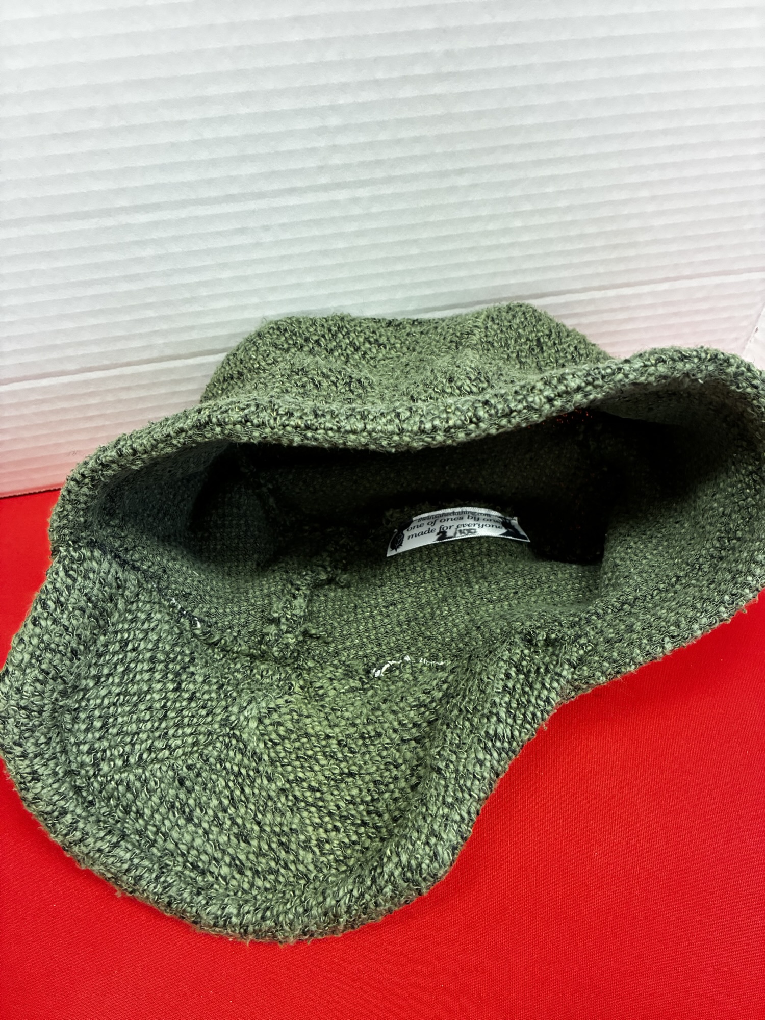 hunters' hat spirals sideways