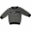 i cropsleeve striped sweater