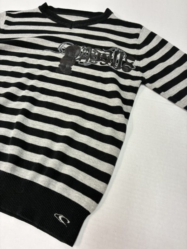 i cropsleeve striped sweater