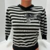 i cropsleeve striped sweater